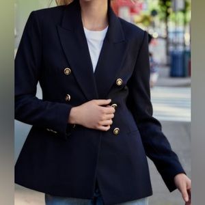 Zara navy blazer Medium, worn once